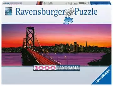 SAN FRANCISCO PANORAMICZNE1000EL Puzzle;Puzzle dla dorosłych - Zdjęcie 1 - Ravensburger