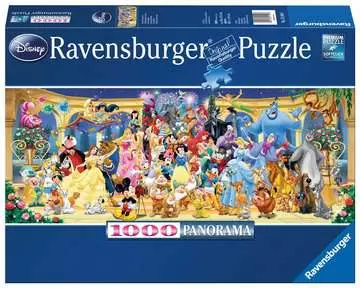 Puzzle Panoramiczne 1000 elementów: Postacie Disney Puzzle;Puzzle dla dorosłych - Zdjęcie 1 - Ravensburger