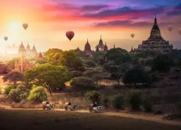 BALONY NAD MYANMAR 1000EL Puzzle;Puzzle dla dorosłych - Zdjęcie 2 - Ravensburger