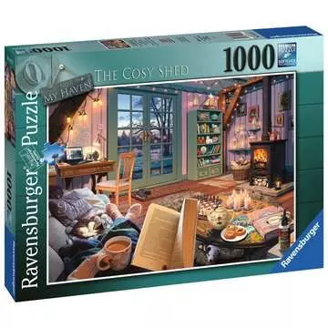 Útulný obývací pokoj 1000 dílků 2D Puzzle;Puzzle pro dospělé - obrázek 1 - Ravensburger