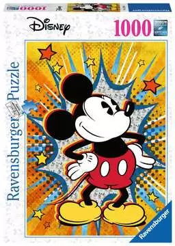 Retro Mickey Mouse, 1000pc Puslespil;Puslespil for voksne - Billede 1 - Ravensburger