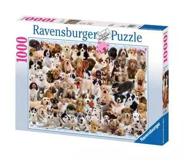 Puzzle 2D 1000 elementów: Psy Puzzle;Puzzle dla dorosłych - Zdjęcie 2 - Ravensburger