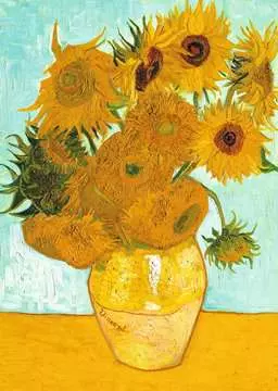 Van Gogh: Vaso di girasoli Puzzle;Puzzle da Adulti - immagine 2 - Ravensburger