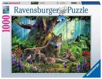 Wolves in the Forest, 1000pc Puslespil;Puslespil for voksne - Billede 1 - Ravensburger