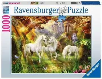 Jednorožci v lese 1000 dílků 2D Puzzle;Puzzle pro dospělé - obrázek 1 - Ravensburger