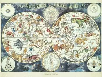 Mappa del mondo di animali fantastici Puzzle;Puzzle da Adulti - immagine 2 - Ravensburger