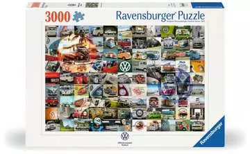 99 VW Bulli momentů 3000 dílků 2D Puzzle;Puzzle pro dospělé - obrázek 1 - Ravensburger