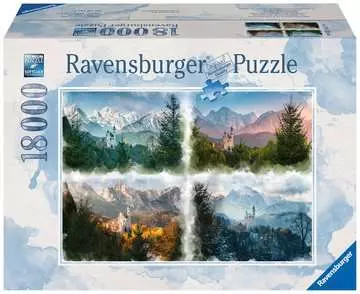 Puzzle 18000 p - Un château au fil des saisons Puzzle;Puzzles adultes - Image 1 - Ravensburger