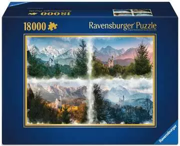 Puzzle 18000 p - Un château au fil des saisons Puzzle;Puzzles adultes - Image 1 - Ravensburger