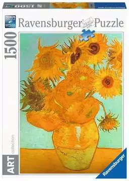 Van Gogh: Vaso con girasoli Puzzle;Puzzle da Adulti - immagine 1 - Ravensburger