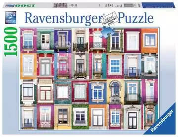 OKNA W PORTO 1500 EL. Puzzle;Puzzle dla dorosłych - Zdjęcie 1 - Ravensburger