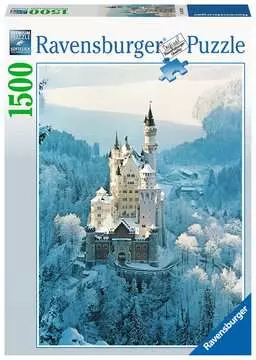 Zámek Neuschwanstein v zimě 1500 dílků 2D Puzzle;Puzzle pro dospělé - obrázek 1 - Ravensburger