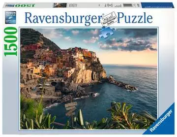 Puzzle 2D 1500 elementów: Widok na Cinque Terre Puzzle;Puzzle dla dorosłych - Zdjęcie 1 - Ravensburger