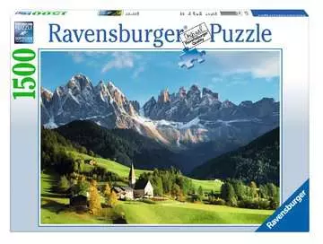 Výhled na Dolomity 1500 dílků 2D Puzzle;Puzzle pro dospělé - obrázek 1 - Ravensburger