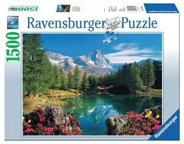 Lago Alpino Con Cervino Puzzle;Puzzle da Adulti - immagine 1 - Ravensburger