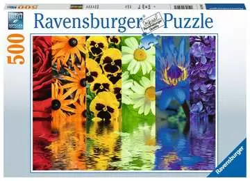 Květinové vzory 500 dílků 2D Puzzle;Puzzle pro dospělé - obrázek 1 - Ravensburger