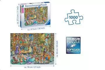 Půlnoc v knihovně 1000 dílků 2D Puzzle;Puzzle pro dospělé - obrázek 3 - Ravensburger