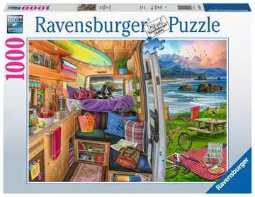 Pohled z karavanu 1000 dílků 2D Puzzle;Puzzle pro dospělé - obrázek 1 - Ravensburger