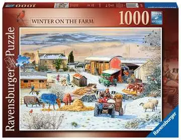 16478 3  農場の冬  1000ピース パズル;大人向けパズル - 画像 1 - Ravensburger
