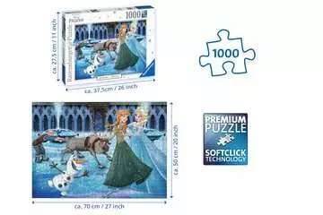 Puzzle 1000 p - La Reine des Neiges (Collection Disney) Puzzle;Puzzles adultes - Image 3 - Ravensburger