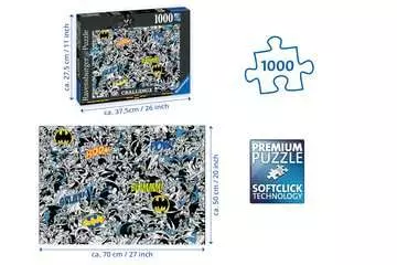 Challenge Puzzle: Batman 1000 dílků 2D Puzzle;Puzzle pro dospělé - obrázek 3 - Ravensburger