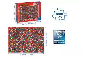 Challenge Puzzle: Super Mario 1000 dílků 2D Puzzle;Puzzle pro dospělé - obrázek 3 - Ravensburger