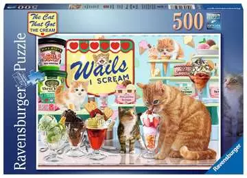 The Cat that got the Cream Puslespill;Voksenpuslespill - bilde 1 - Ravensburger