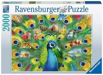 Země pávů 2000 dílků 2D Puzzle;Puzzle pro dospělé - obrázek 1 - Ravensburger