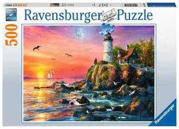 Lighthouse at Sunset Pussel;Vuxenpussel - bild 1 - Ravensburger