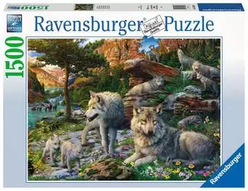 Lobos en primavera Puzzles;Puzzle Adultos - imagen 1 - Ravensburger