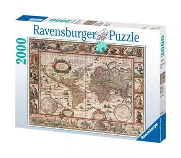 Mappamondo 1650 Puzzle;Puzzle da Adulti - immagine 1 - Ravensburger