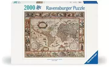 Mapa světa 2000 dílků 2D Puzzle;Puzzle pro dospělé - obrázek 1 - Ravensburger