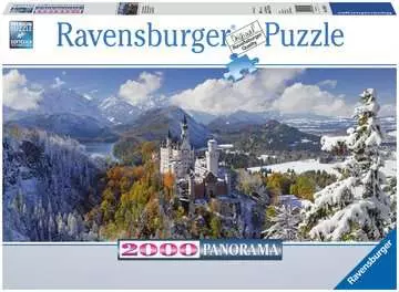 Puzzle 2D 2000 elementów:Zamek Neuschwanstein Puzzle;Puzzle dla dorosłych - Zdjęcie 1 - Ravensburger