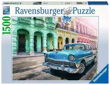 Cuba Cars                 1500p Palapelit;Aikuisten palapelit - Kuva 1 - Ravensburger
