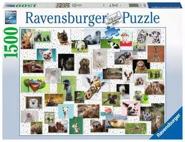 Funny Animals Collage     1500p Palapelit;Aikuisten palapelit - Kuva 1 - Ravensburger