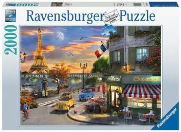 Paris Sunset Puslespill;Voksenpuslespill - bilde 1 - Ravensburger