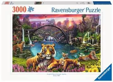 Tigers in Paradise​ Jigsaw Puzzles;Adult Puzzles - image 1 - Ravensburger