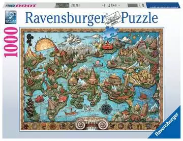 Tajemná Atlantida 1000 dílků 2D Puzzle;Puzzle pro dospělé - obrázek 1 - Ravensburger