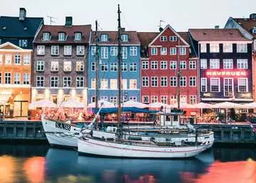 Skandinávie Kodaň, Dánsko 1000 dílků 2D Puzzle;Puzzle pro dospělé - obrázek 2 - Ravensburger