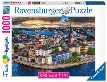 16742 5  スウェーデン・ストックホルム 1000ピース パズル;大人向けパズル - 画像 1 - Ravensburger