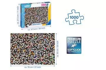 Challenge Puzzle: Disney a přátelé 1000 dílků 2D Puzzle;Puzzle pro dospělé - obrázek 3 - Ravensburger