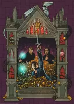 Harry Potter Trezor v Gringottovic bance 1000 dílků 2D Puzzle;Puzzle pro dospělé - obrázek 2 - Ravensburger