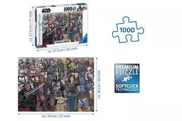 Star Wars: Baby Yoda 1000 dílků 2D Puzzle;Puzzle pro dospělé - obrázek 3 - Ravensburger