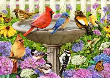 At the Birdbath Jigsaw Puzzles;Adult Puzzles - image 2 - Ravensburger