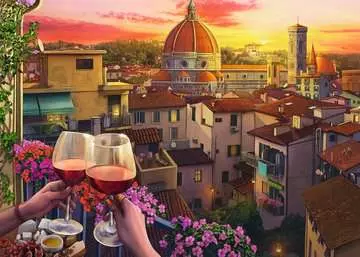 Cozy Wine Terrace Jigsaw Puzzles;Adult Puzzles - image 2 - Ravensburger