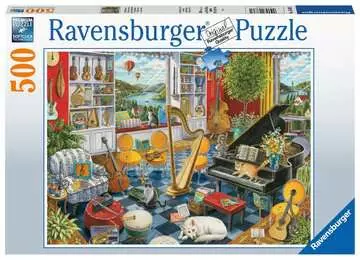 Hudební místnost 500 dílků 2D Puzzle;Puzzle pro dospělé - obrázek 1 - Ravensburger