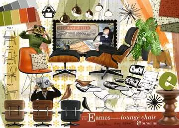 Klasický design Eames 1000 dílků 2D Puzzle;Puzzle pro dospělé - obrázek 2 - Ravensburger