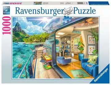 Ubytování na tropickém ostrově 1000 dílků 2D Puzzle;Puzzle pro dospělé - obrázek 1 - Ravensburger