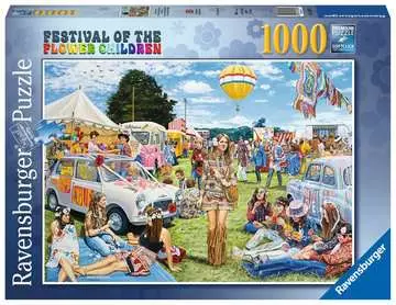 Festival květinových dětí 1000 dílků 2D Puzzle;Puzzle pro dospělé - obrázek 1 - Ravensburger