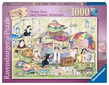 Život bláznivých koček 1000 dílků 2D Puzzle;Puzzle pro dospělé - obrázek 1 - Ravensburger